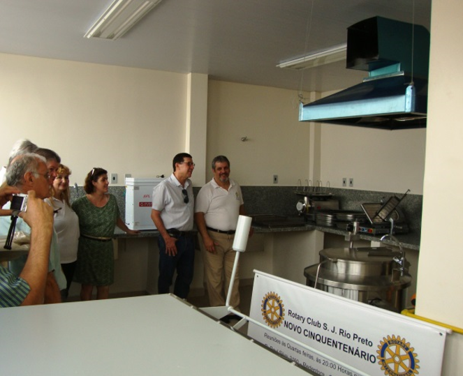 José Spotti participando da inauguração da cozinha industrial para o Hospita-Lar Nossa Senhora das Graças na Providência de Deus