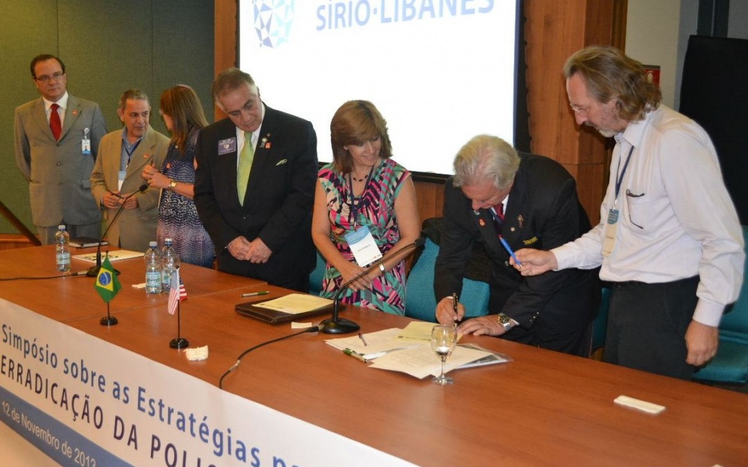 Ministério da Saúde e Rotary reforçam compromisso em erradicar a poliomielite