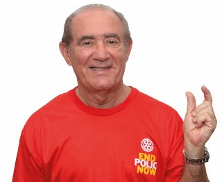 Um herói das crianças na guerra contra a pólio