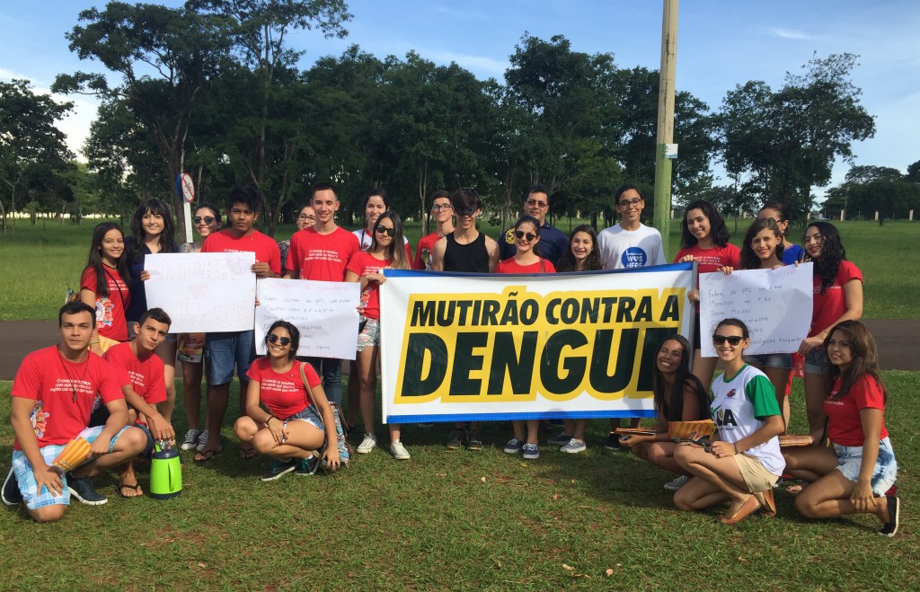 Jovens do Interact de Campo Grande-Universidade também atuam contra o Aedes aegypti