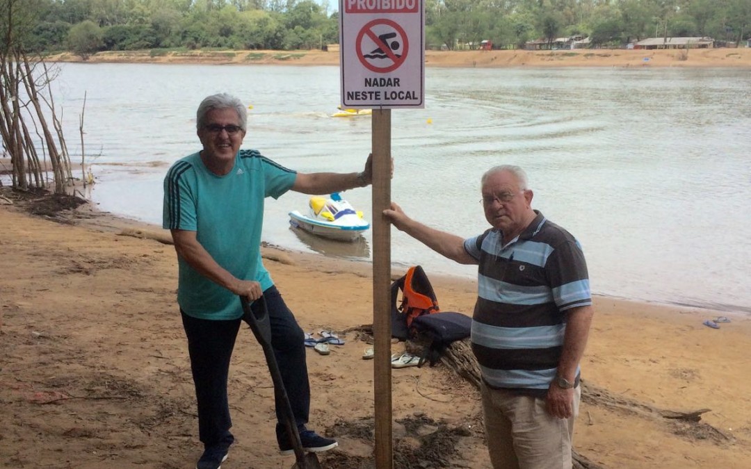 Alertando a população