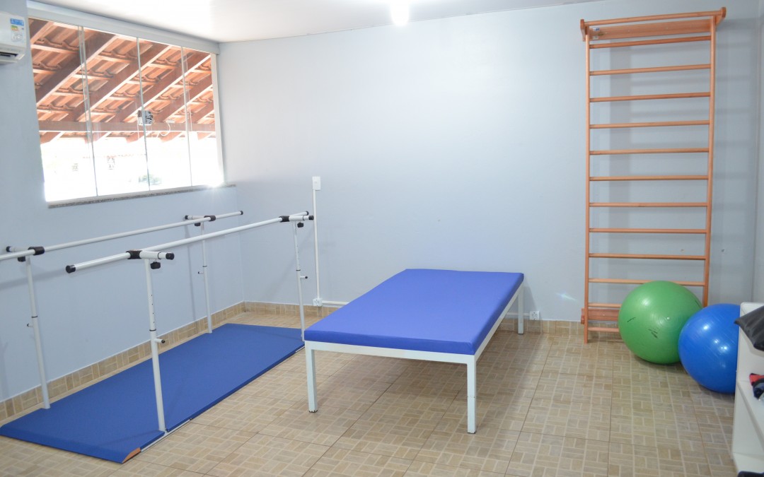 Uma sala de fisioterapia novinha