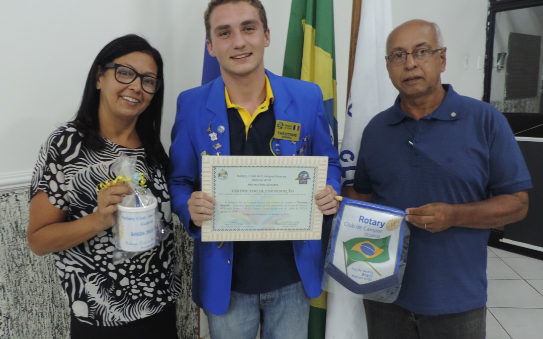 Boas-vindas ao intercambista