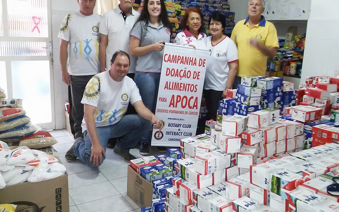 Clube promove arrecadação para associação de pacientes oncológicos