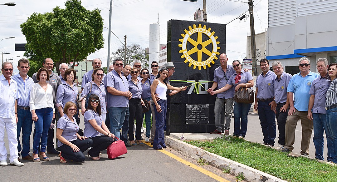 Reinaugurado marco rotário de Catalão
