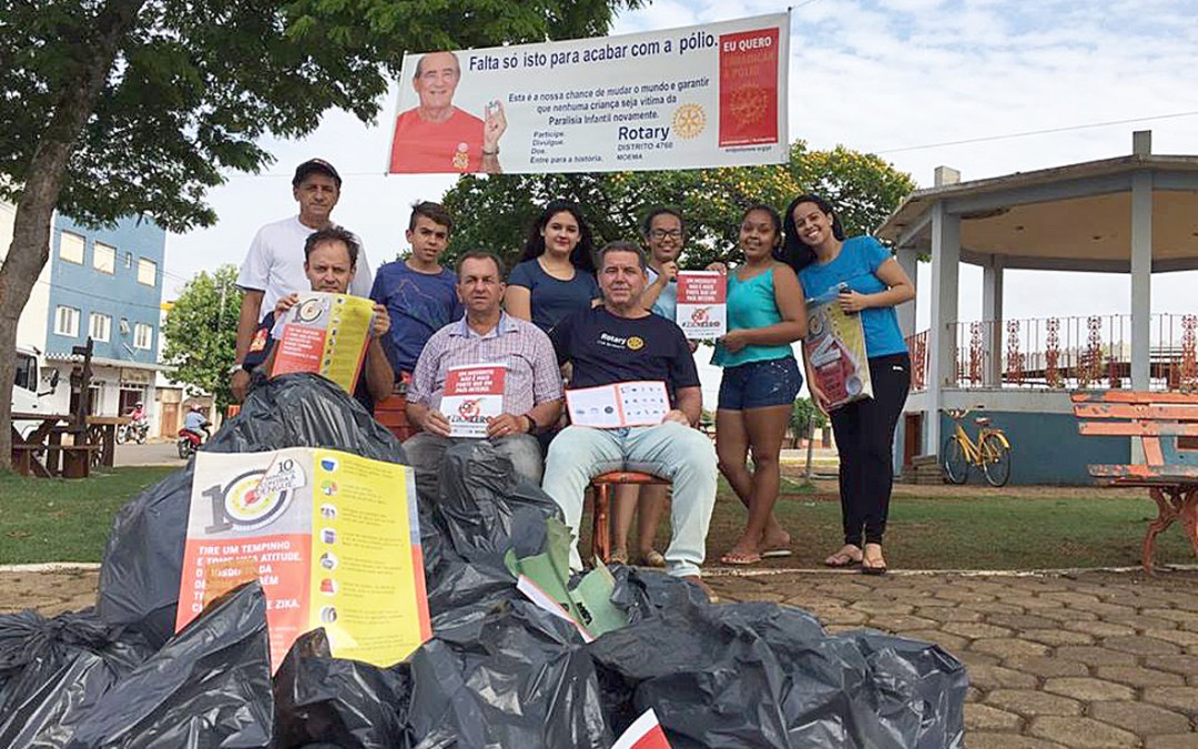 Rotarianos de Moema na luta contra o Aedes aegypti