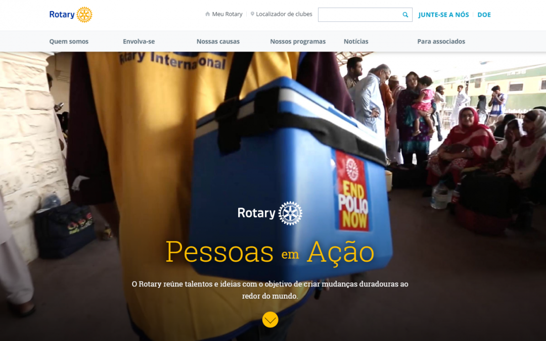 Rotary.org de cara nova