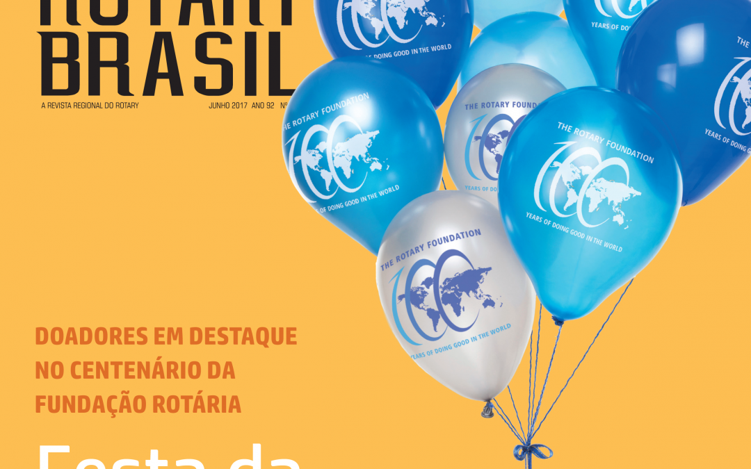 Obrigado aos doadores no mês do centenário da Fundação Rotária