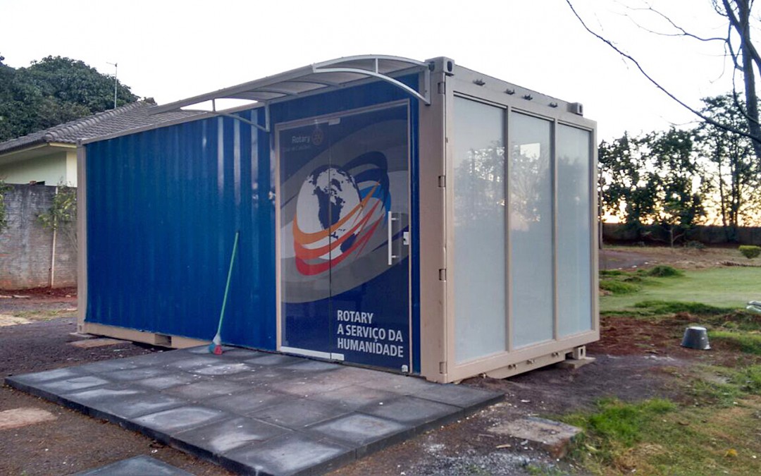 Consultório-contêiner é inaugurado em Cascavel