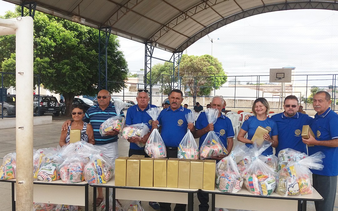 Cestas básicas para os pais de escola de Juazeiro do Norte