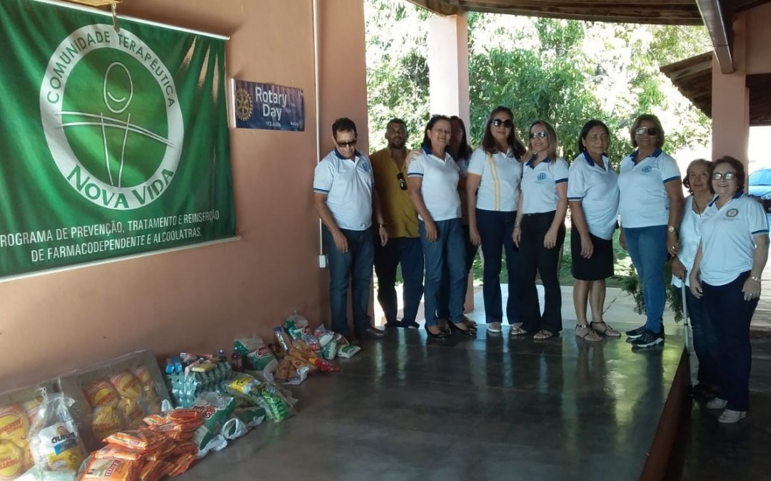 Dia do Rotary na casa de acolhimento