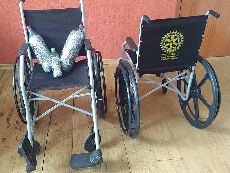 Cadeiras para programa Paralímpico