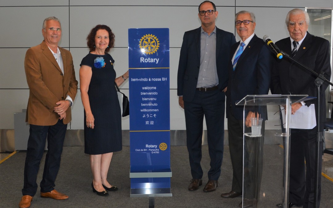 Imagem pública no Aeroporto de Confins