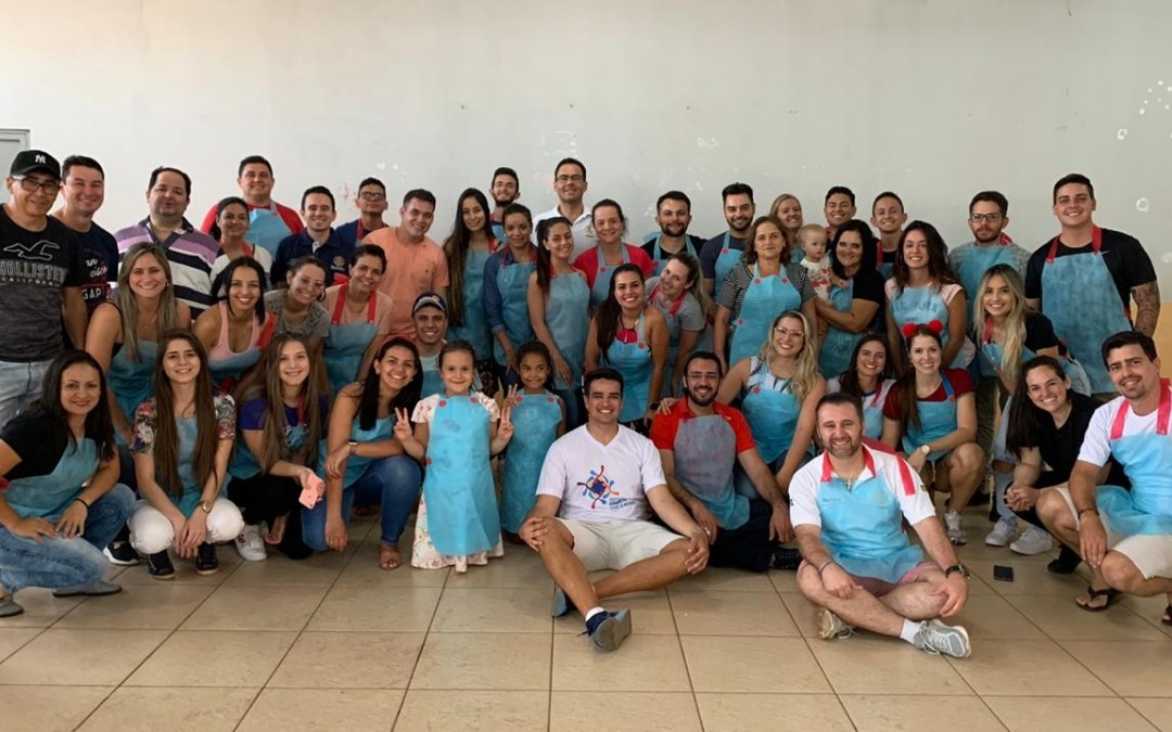 Festa para centenas de crianças