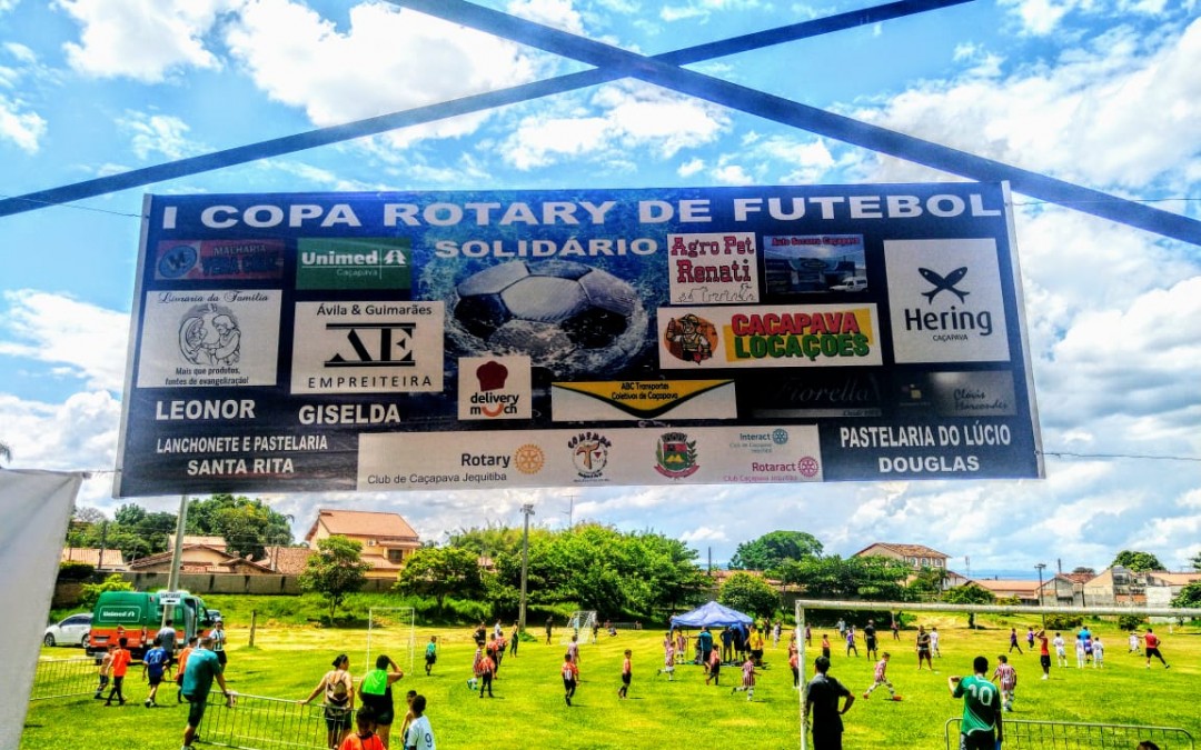 Futebol solidário em Caçapava