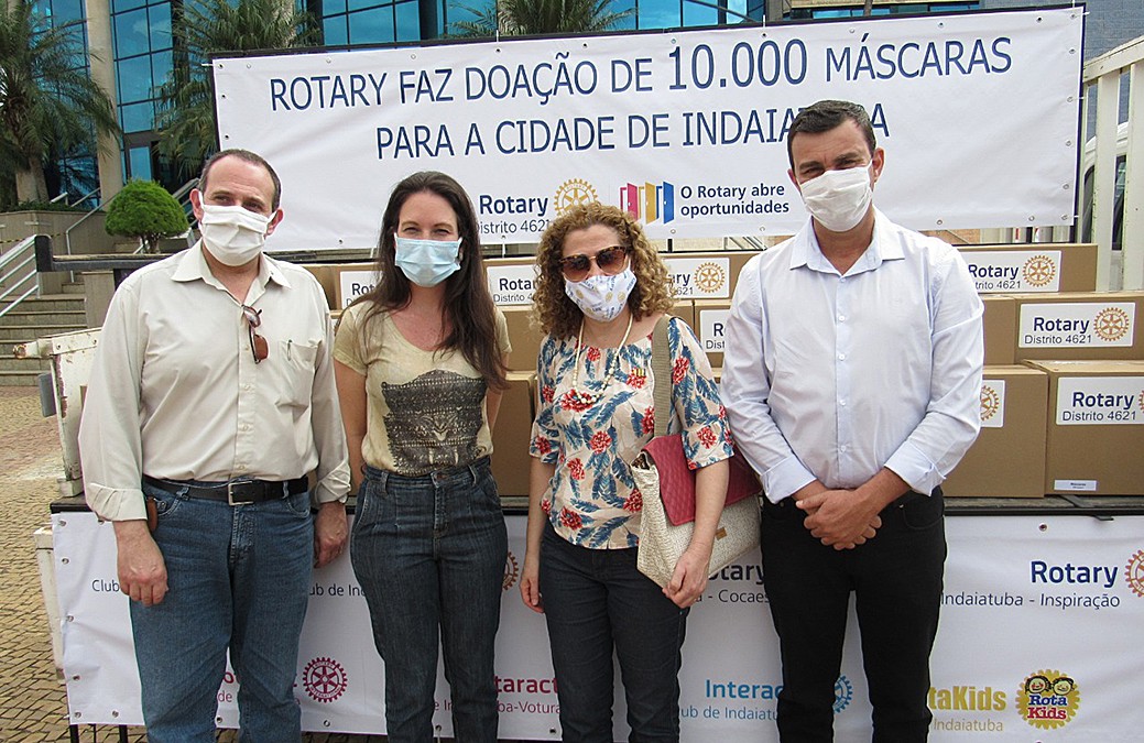 Doação de 10 mil máscaras de TNT