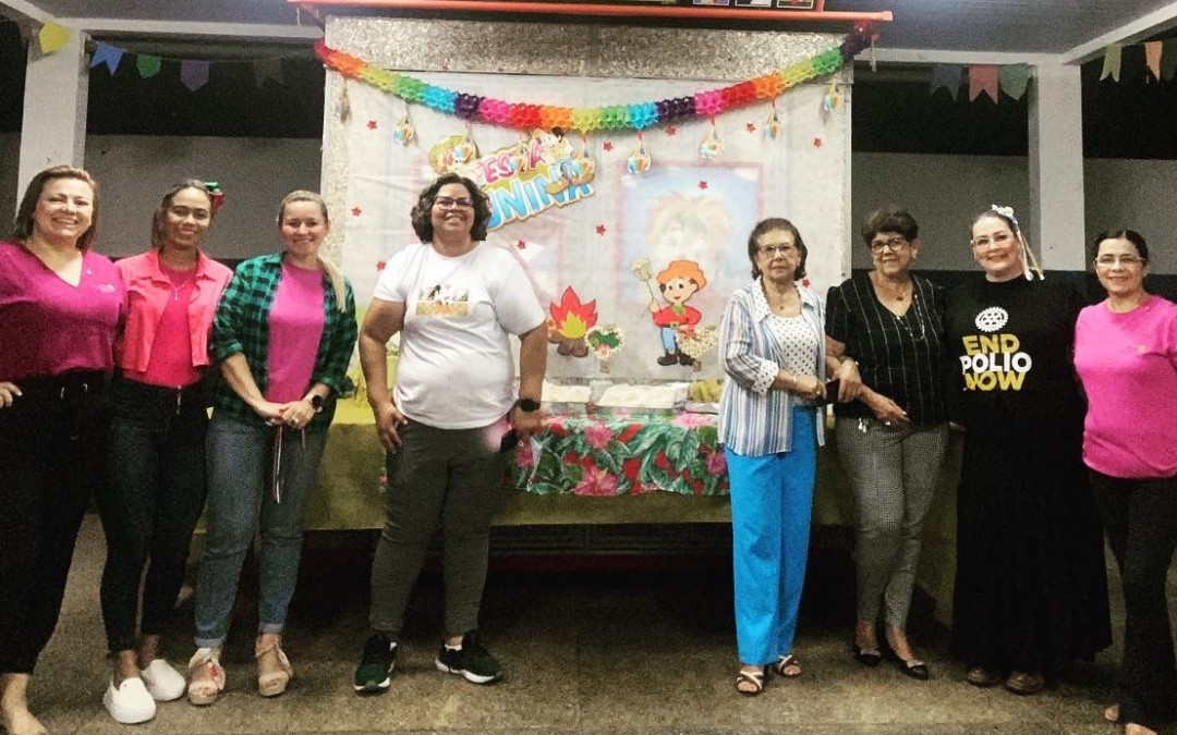 Festa junina na Casa Abrigo de Rondonópolis