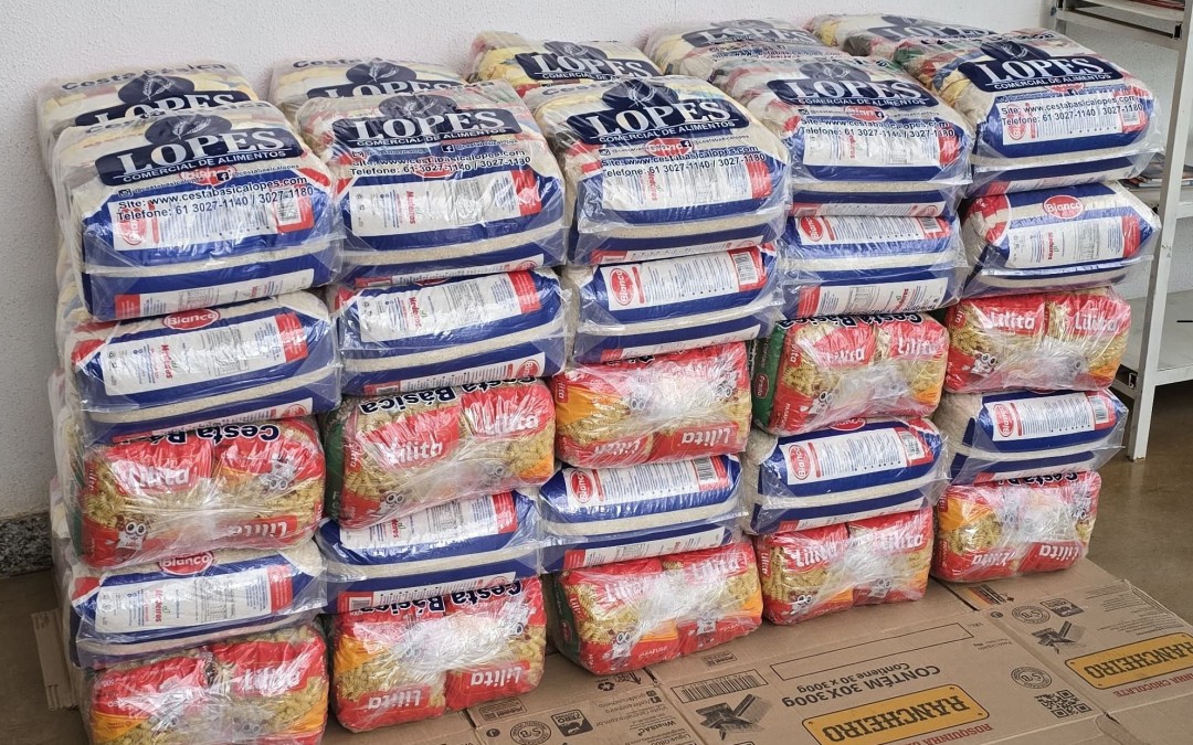 Toneladas de cestas básicas doadas e outras iniciativas