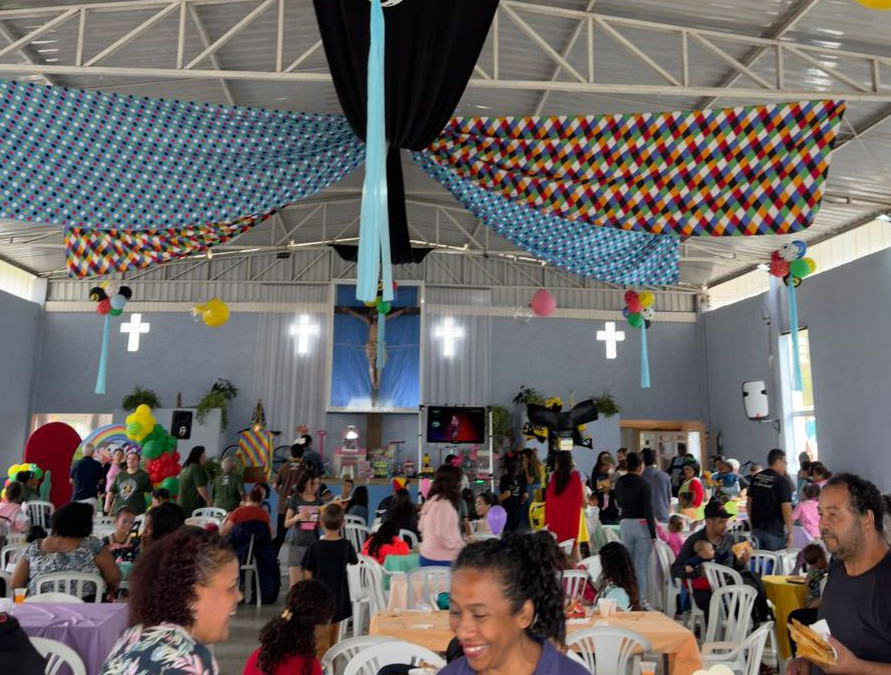 Comemoração com festa