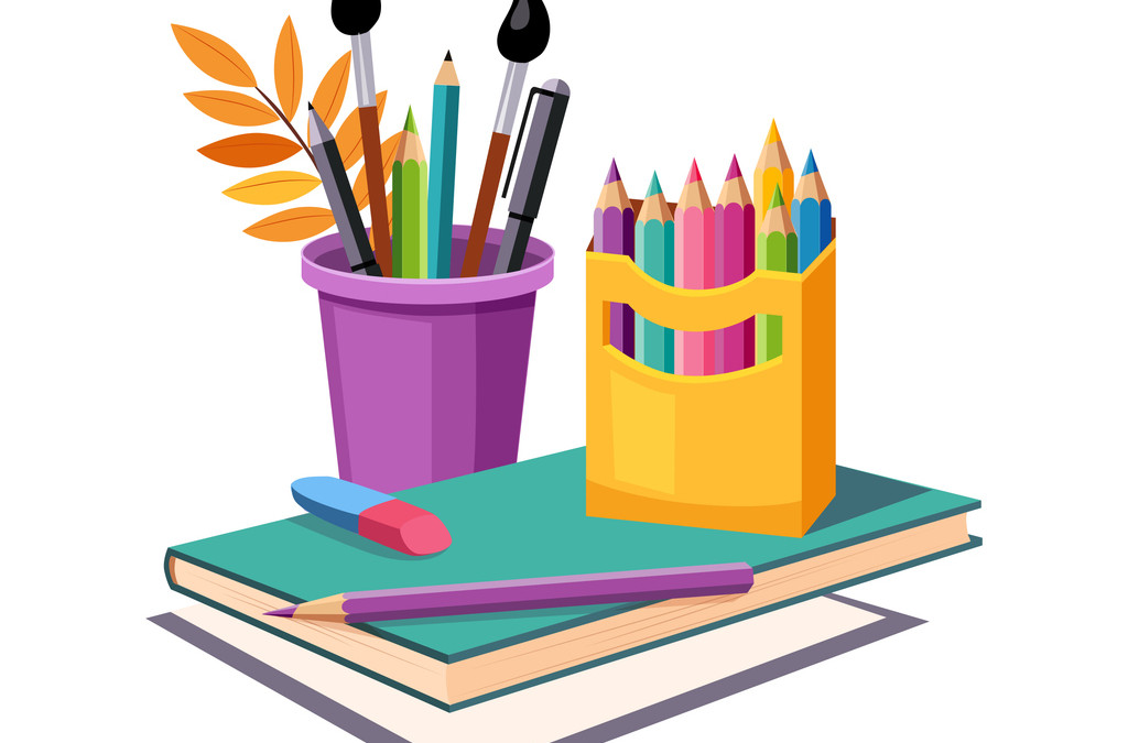 Distribuição de kits de colorir e doces