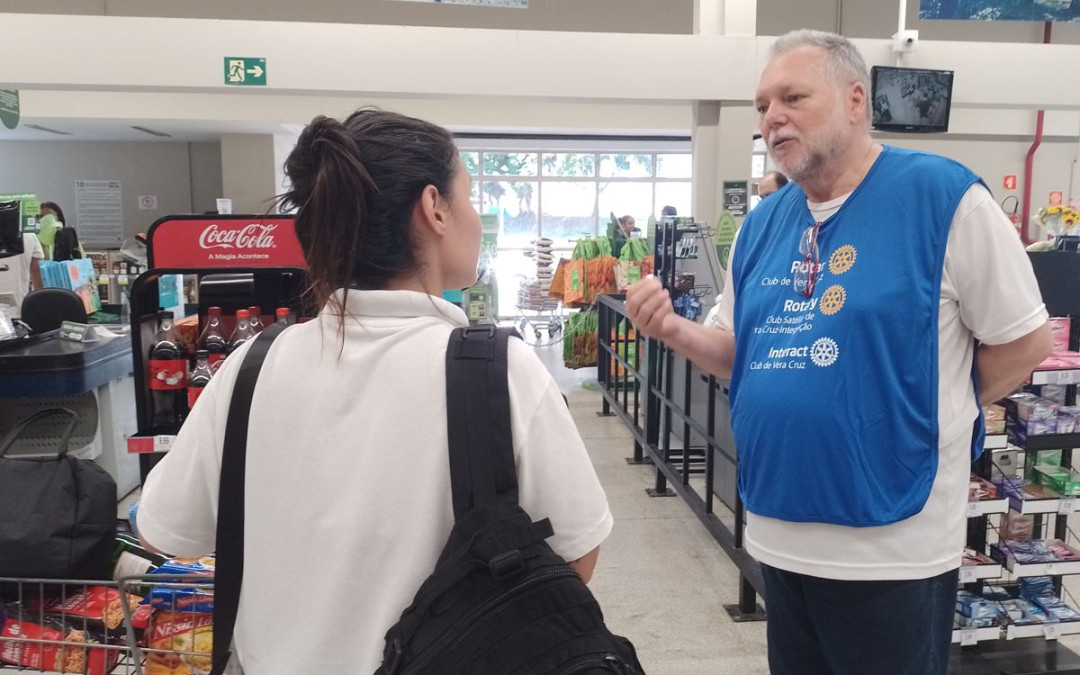 Carrinho Solidário e homenagem