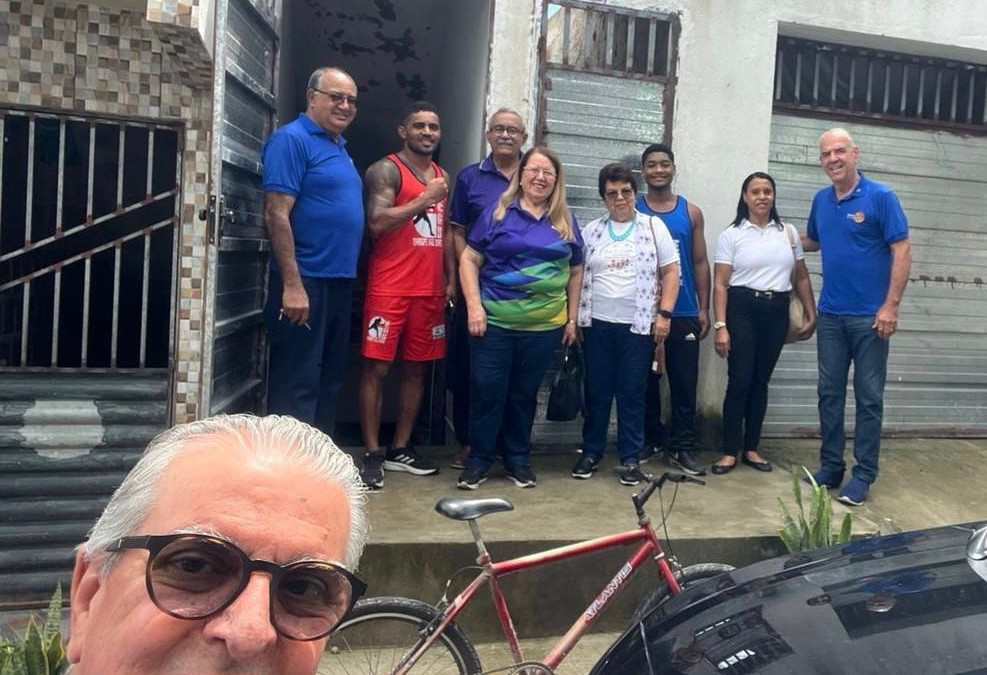 Apoio a atleta e festa com arrecadação para a Fundação Rotária